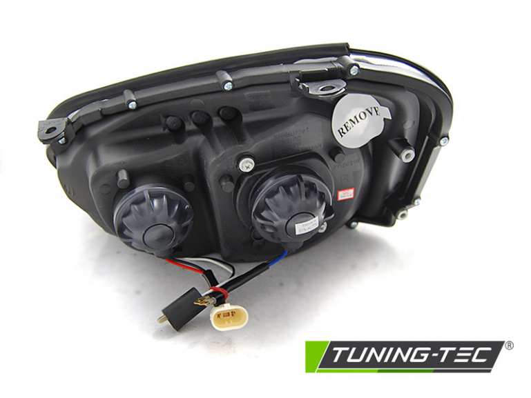 LED Tagfahrlicht Design Scheinwerfer für Subaru Impreza 2 Facelift (GD) 03-05 chrom